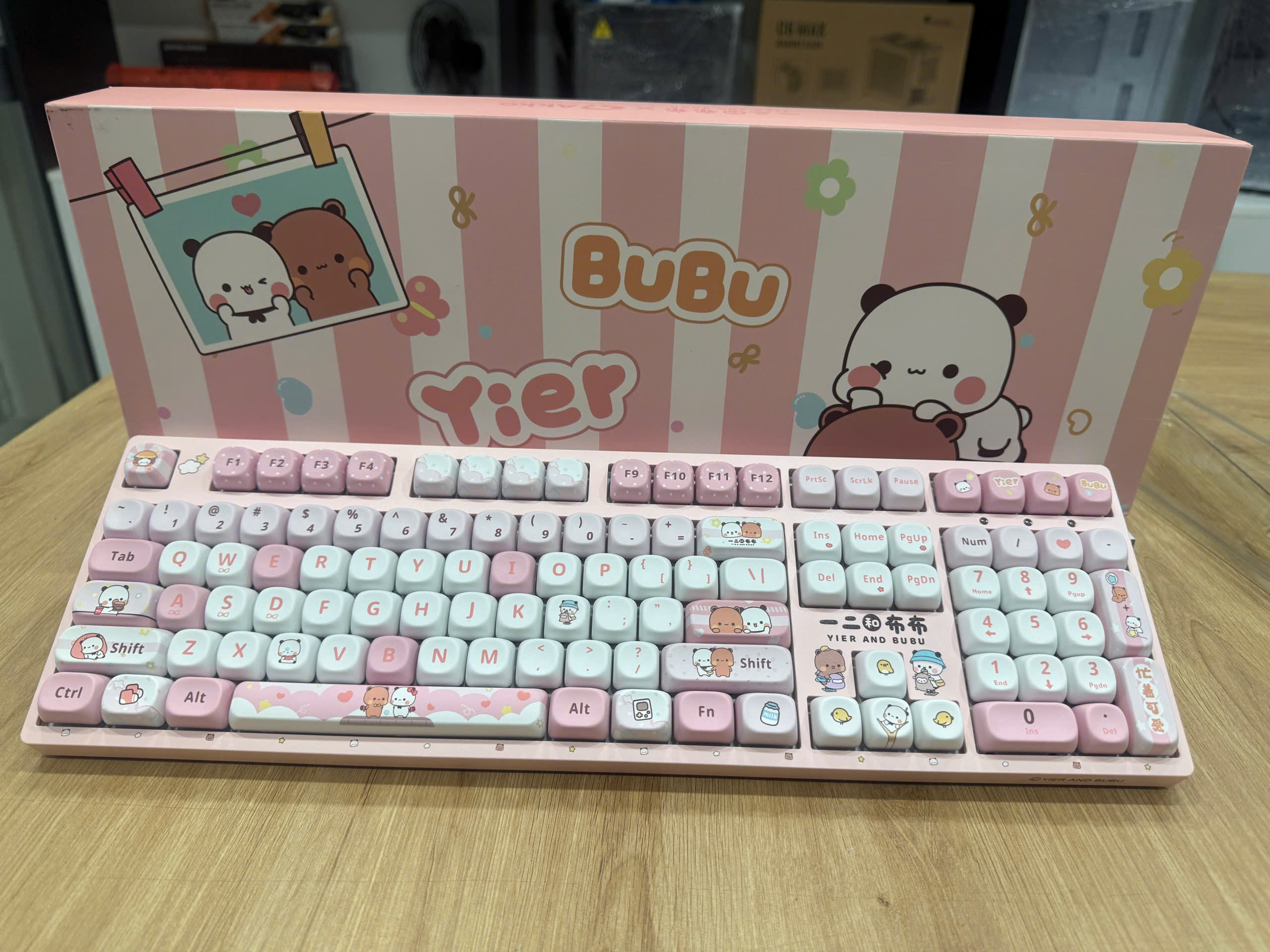 Bàn phím AKKO 3108 V3 Yier and Bubu Pink