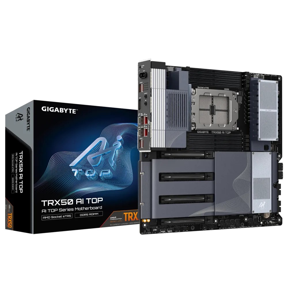 Mainboard GIGABYTE TRX50 AI TOP (AMD TRX50, Socket sTR5, E-ATX, 8 Khe RAM DDR5)