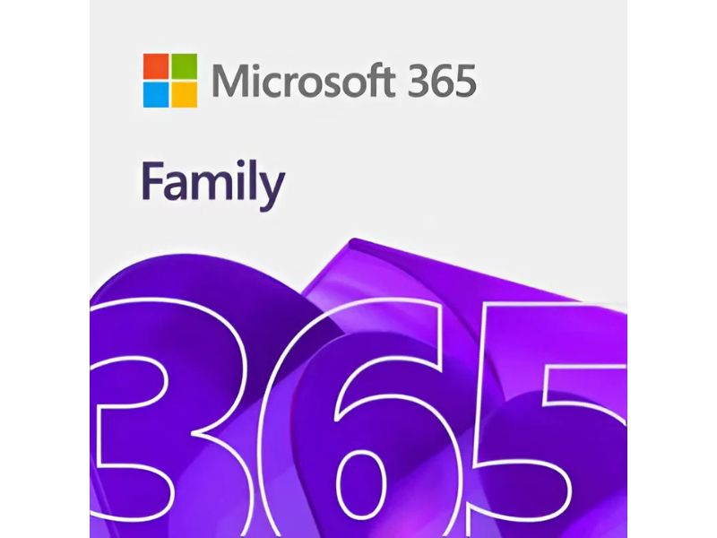 Microsoft 365 Family English Subscr 1YR APAC EM Medialess Emerging Market P10