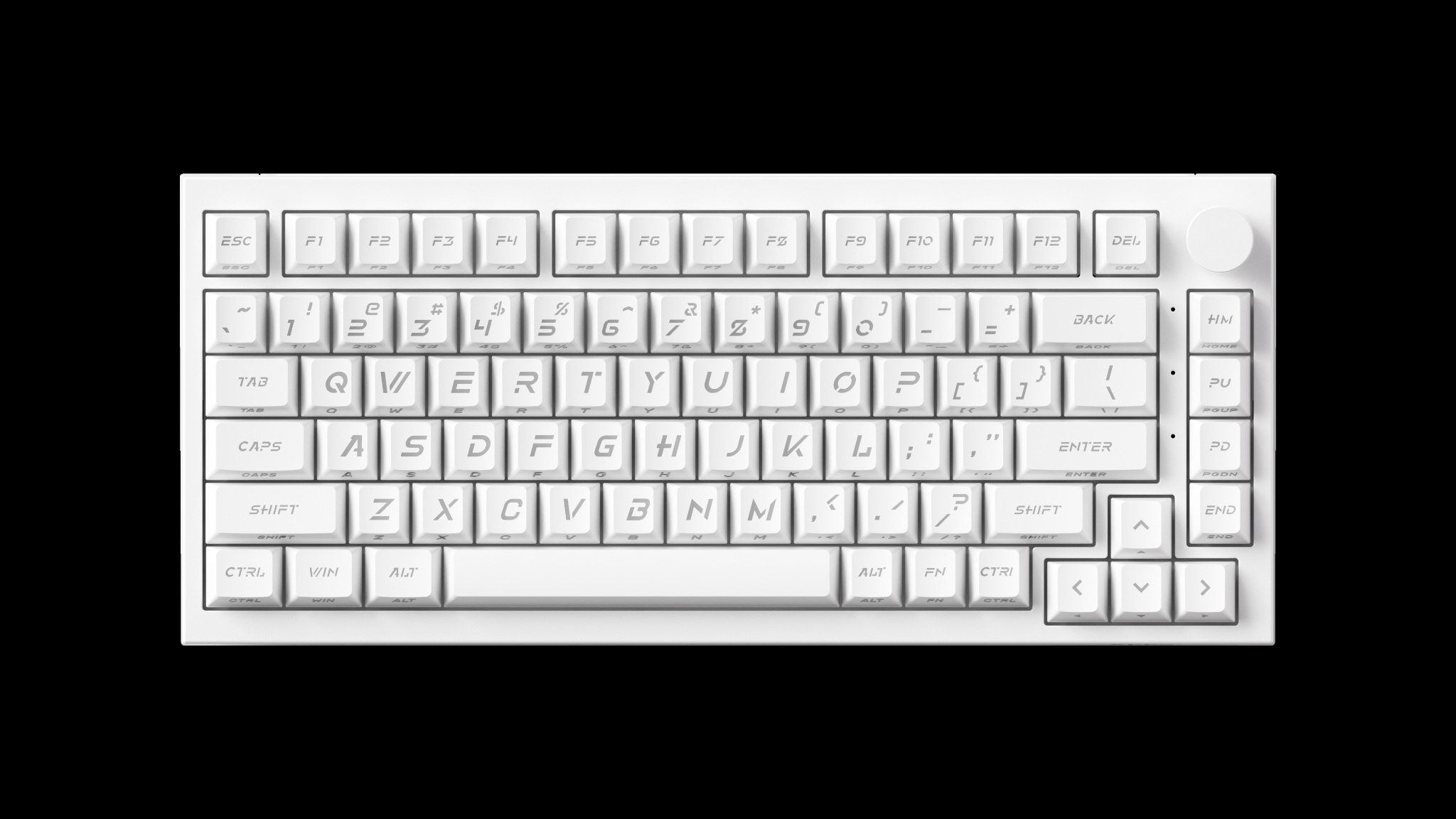 Bàn phím AKKO 5075 V5 HE Z Caps - White
