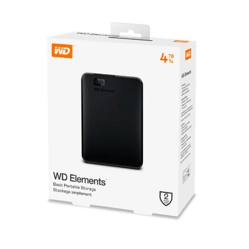  Ổ cứng di động WD Elements 4TB Portable 2.5 USB 3.0, Model: WDBU6Y0040BBK-WESN