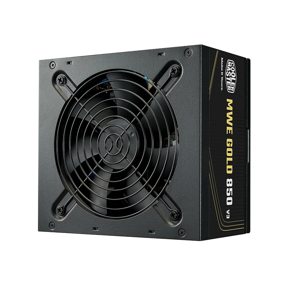 nguồn coolermaster MWE Gold 750 V3  ATX 3.1 Non modular , 850w v3